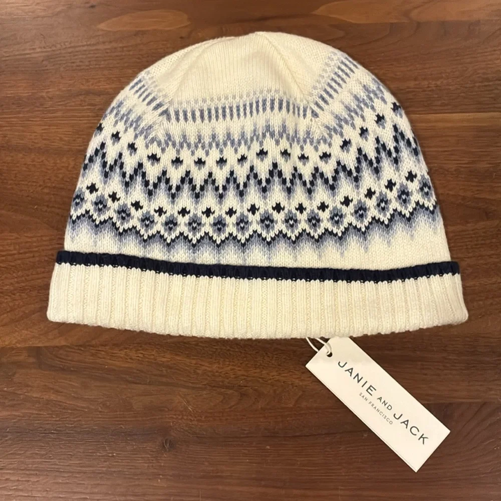 NWT- Fair Isle Beanie by Janie and Jack